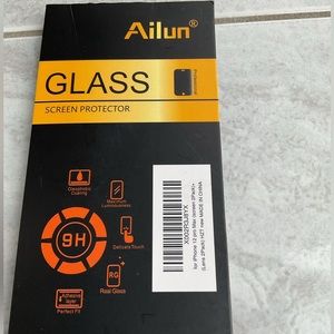 iPhone 12 pro max bundle (glass screen protector plus case)